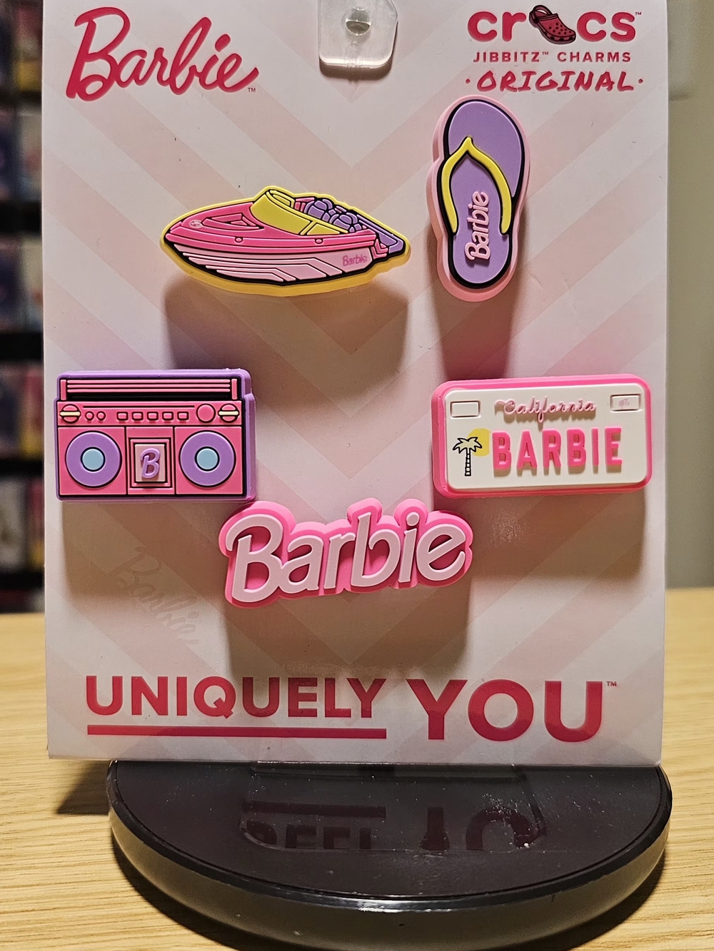Authentic Pink Multi Barbie x Crocs Jibbitz